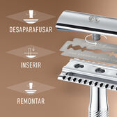 Pack Máquina de Afeitar de Doble Filo King C. Wells Image 5