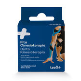 Fita de cinesioterapia Azul 5cm x 5m Wells