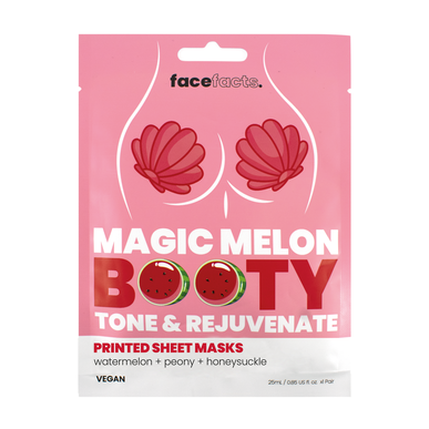 Máscara de Tecido Bumbum Booty Magic Melon Wells