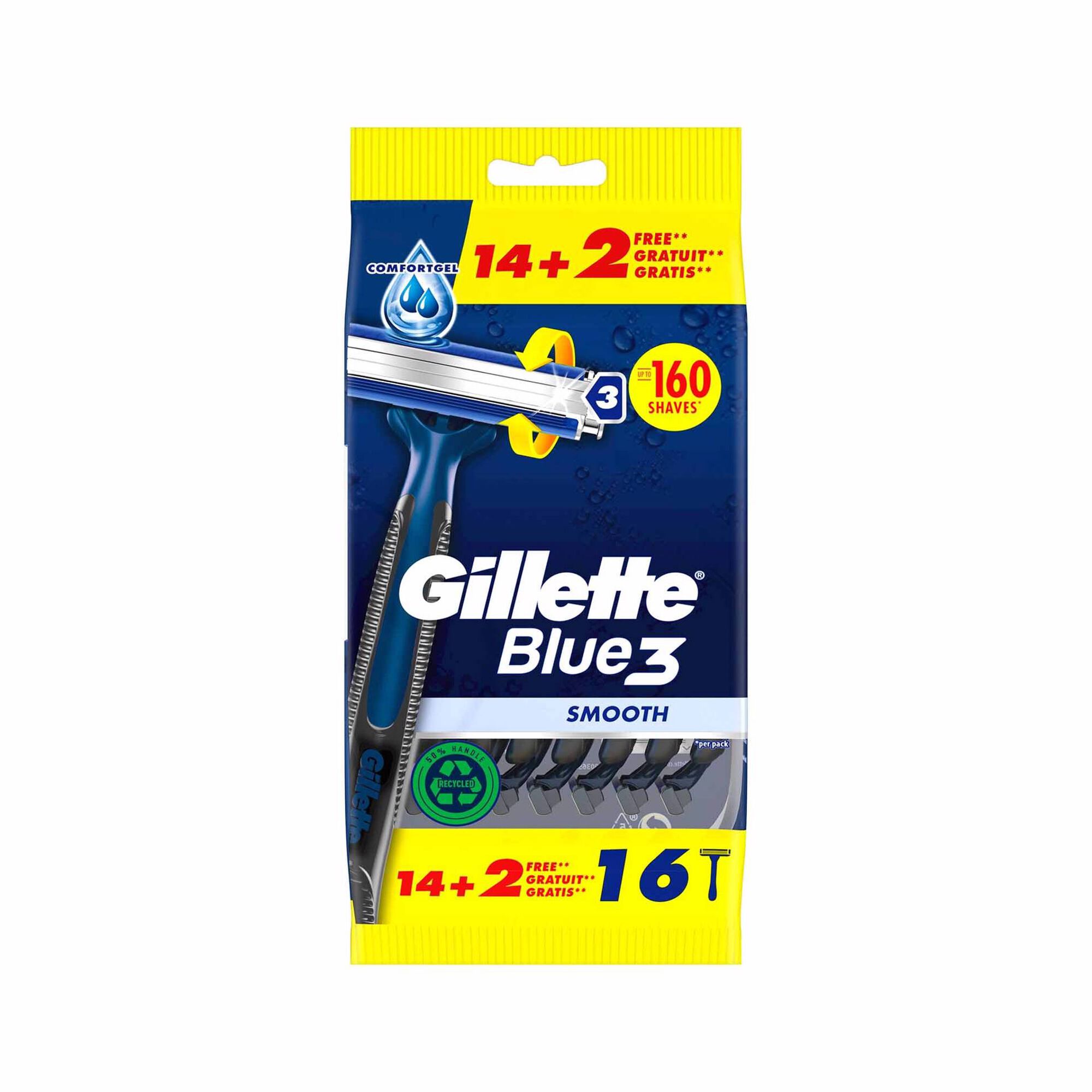 Lâminas de Barbear Descartáveis Blue 3