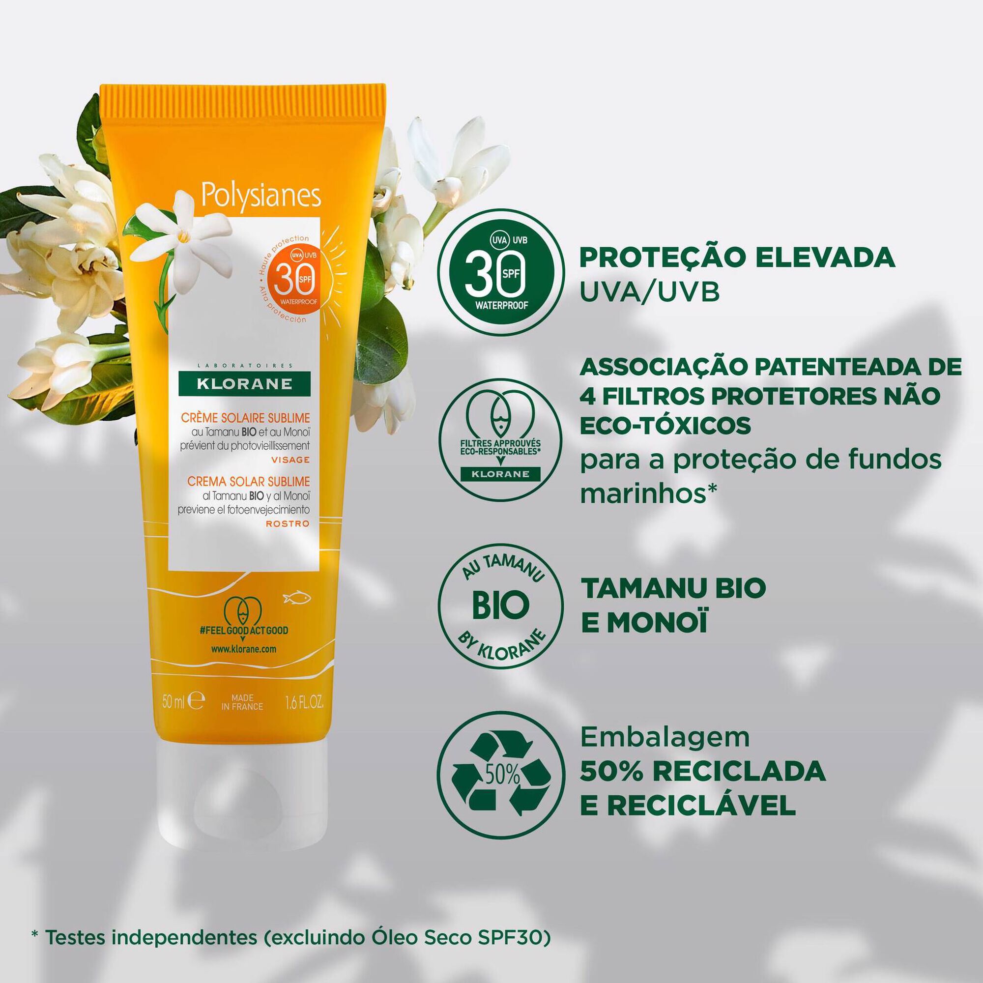 Protetor Solar de Rosto Sublimador SPF30