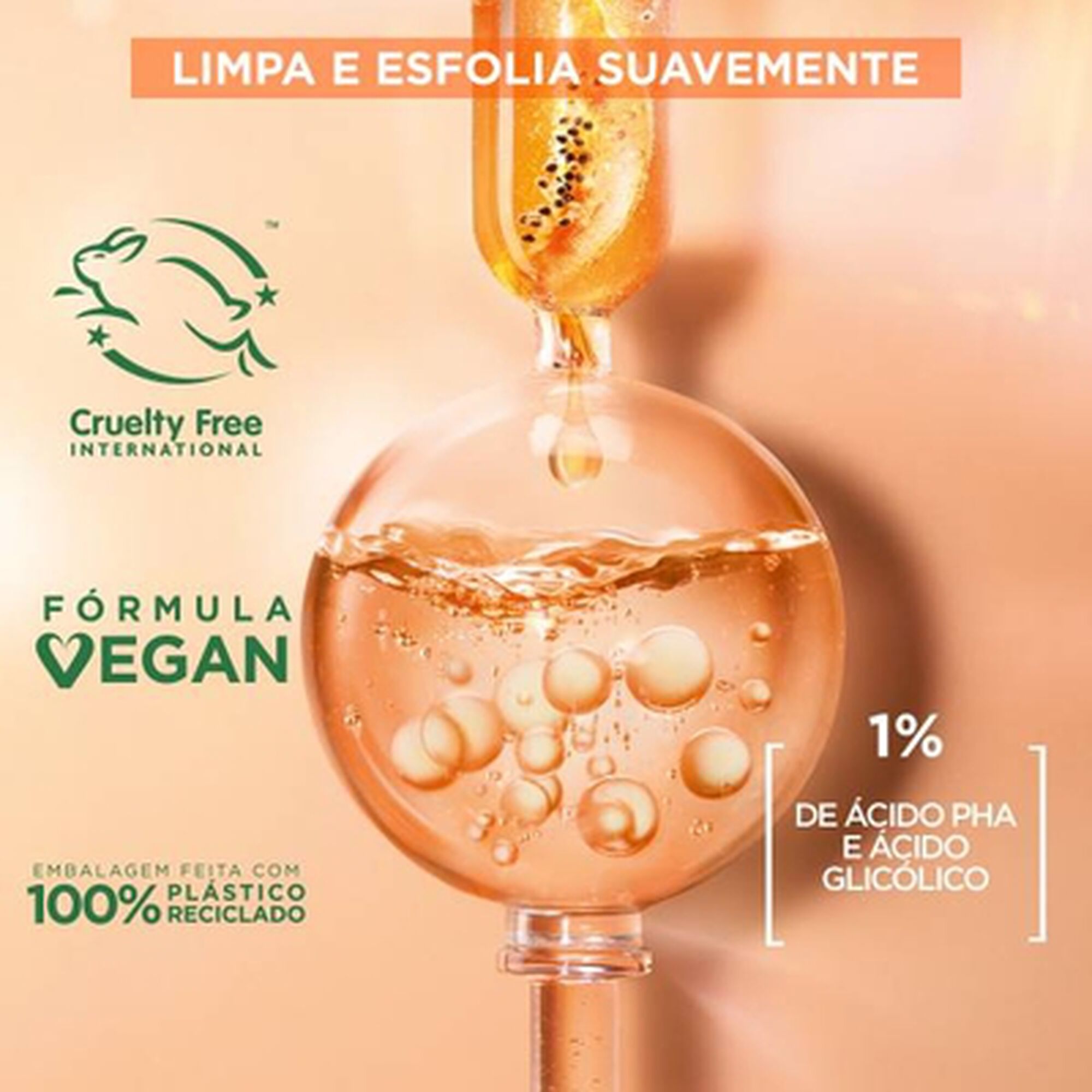 Água Micelar Efeito Peeling Suave Tudo-Em-1