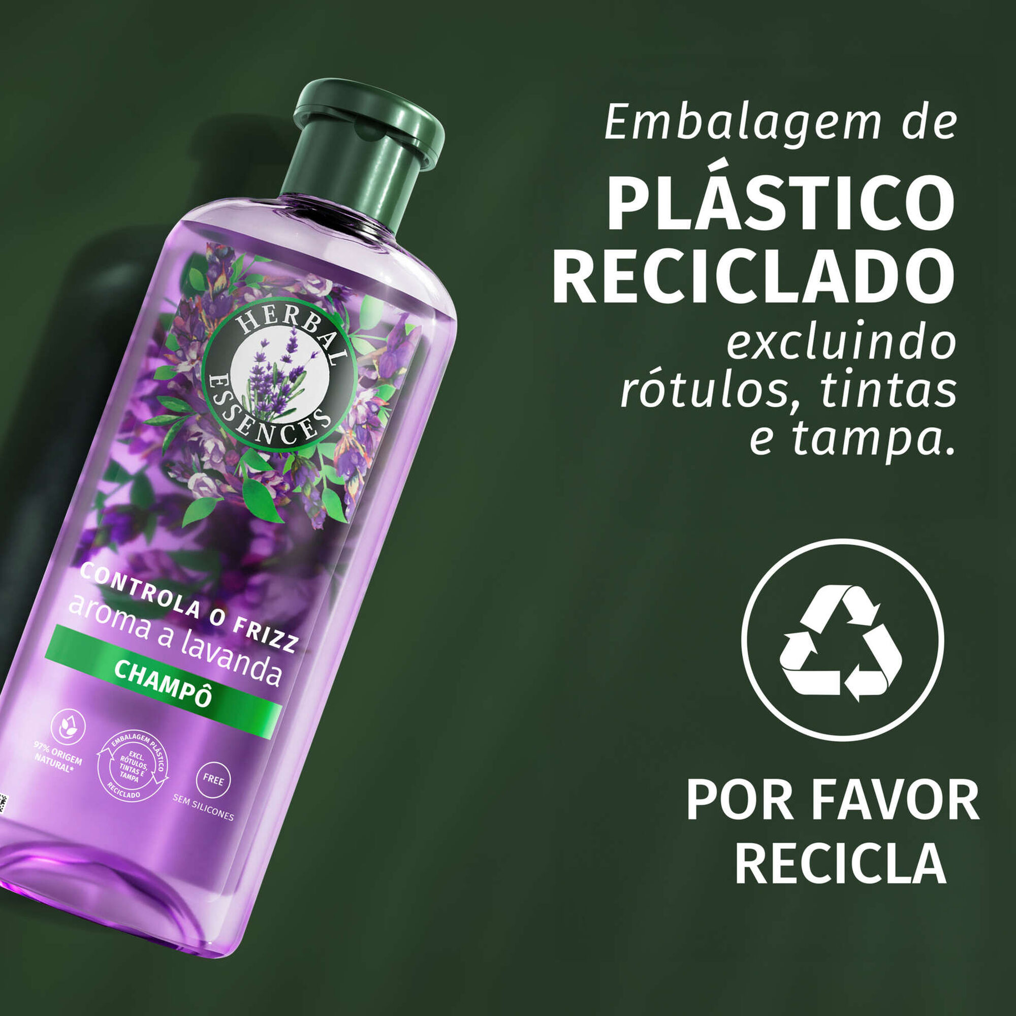 Champô Controla o Frizz Aroma a Lavanda