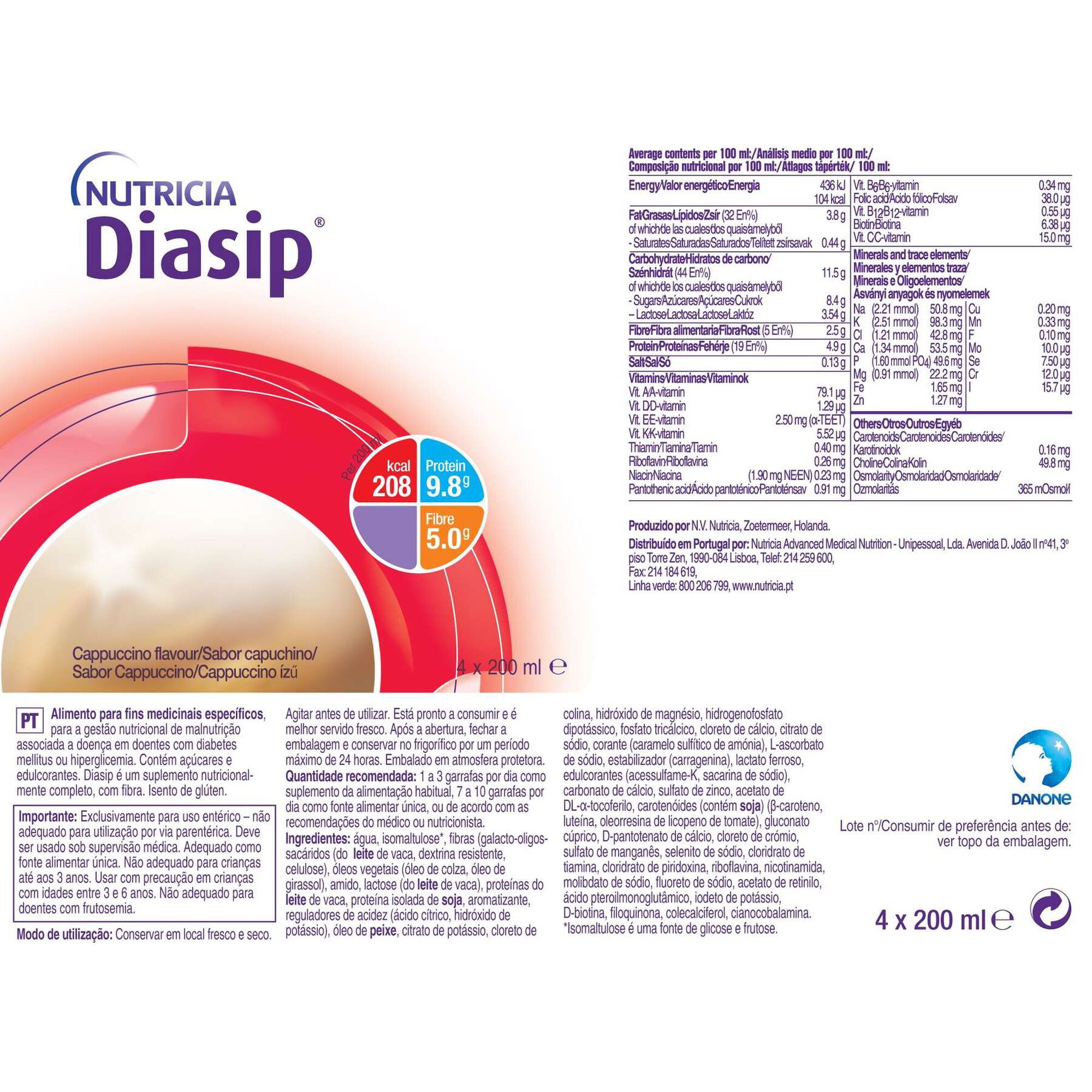 Diasip Sabor Cappuccino