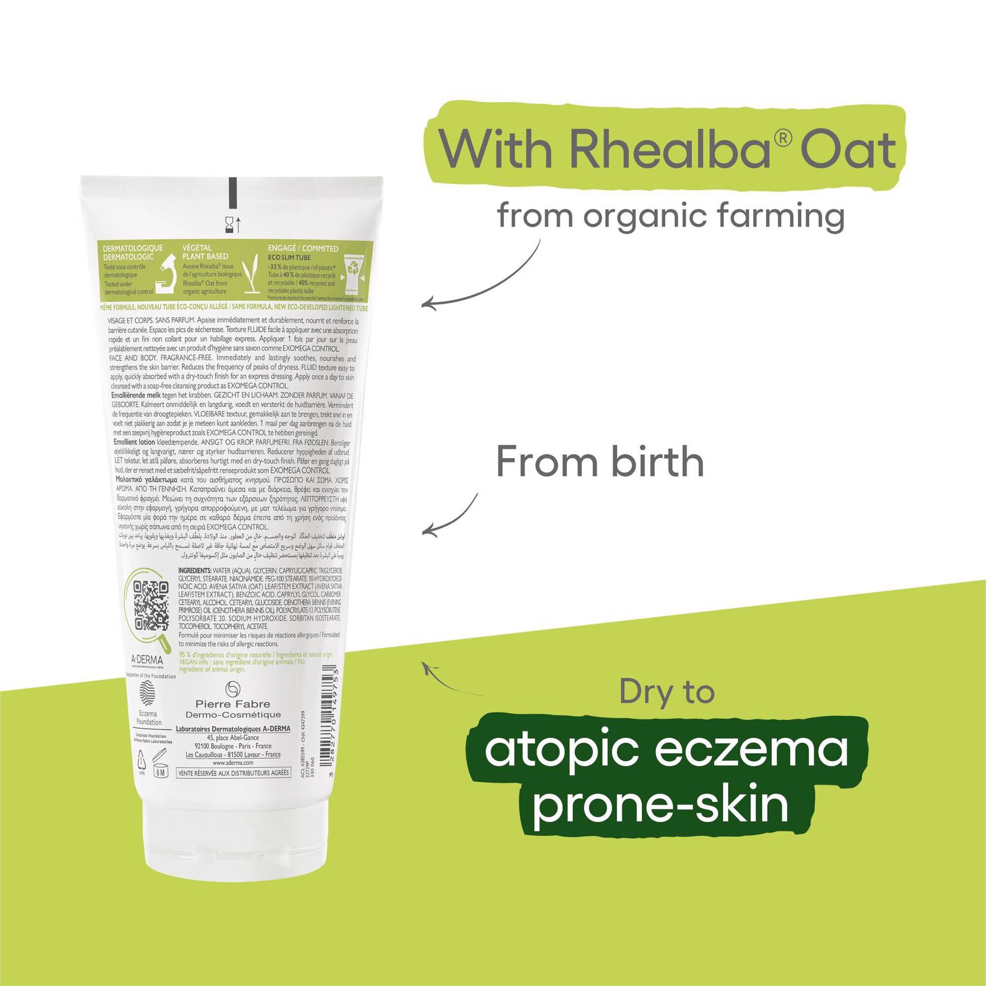 Exomega Control Emollient Lotion