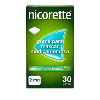 Nicorette 30 Gomas Nicotina 2 mg Menta Wells Image 1