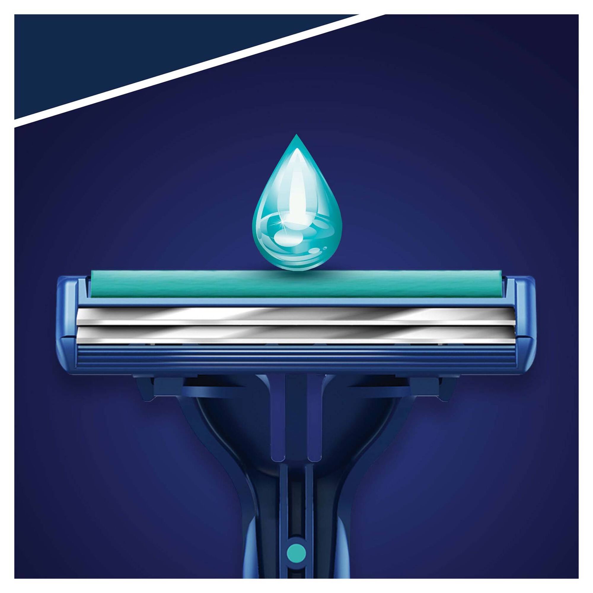 Lâminas Barbear Descartáveis Blue II Slalom