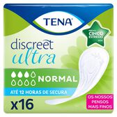 Pensos Incontinência Discreet Ultra Normal Wells Image 1