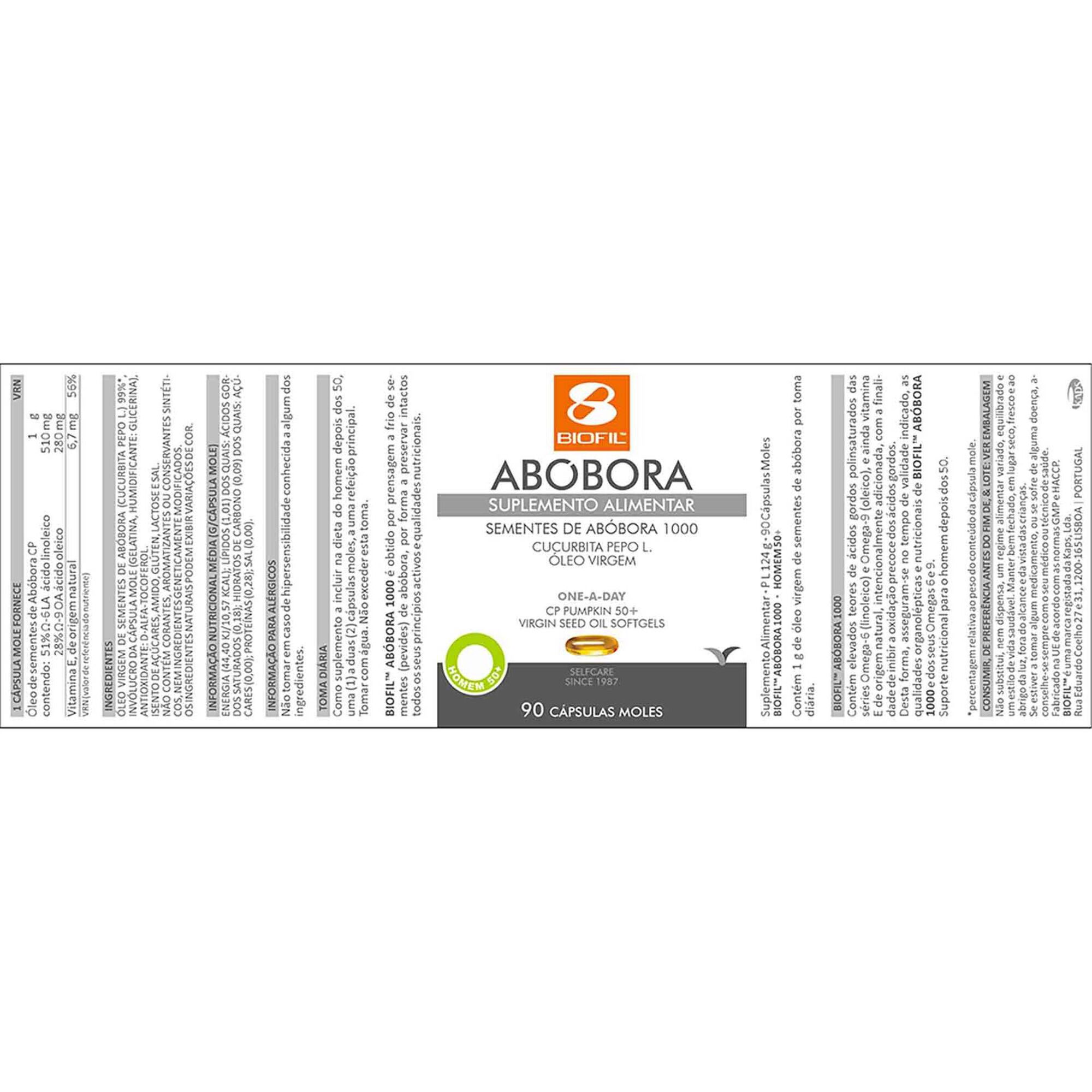 Suplemento Cápsulas de Abóbora