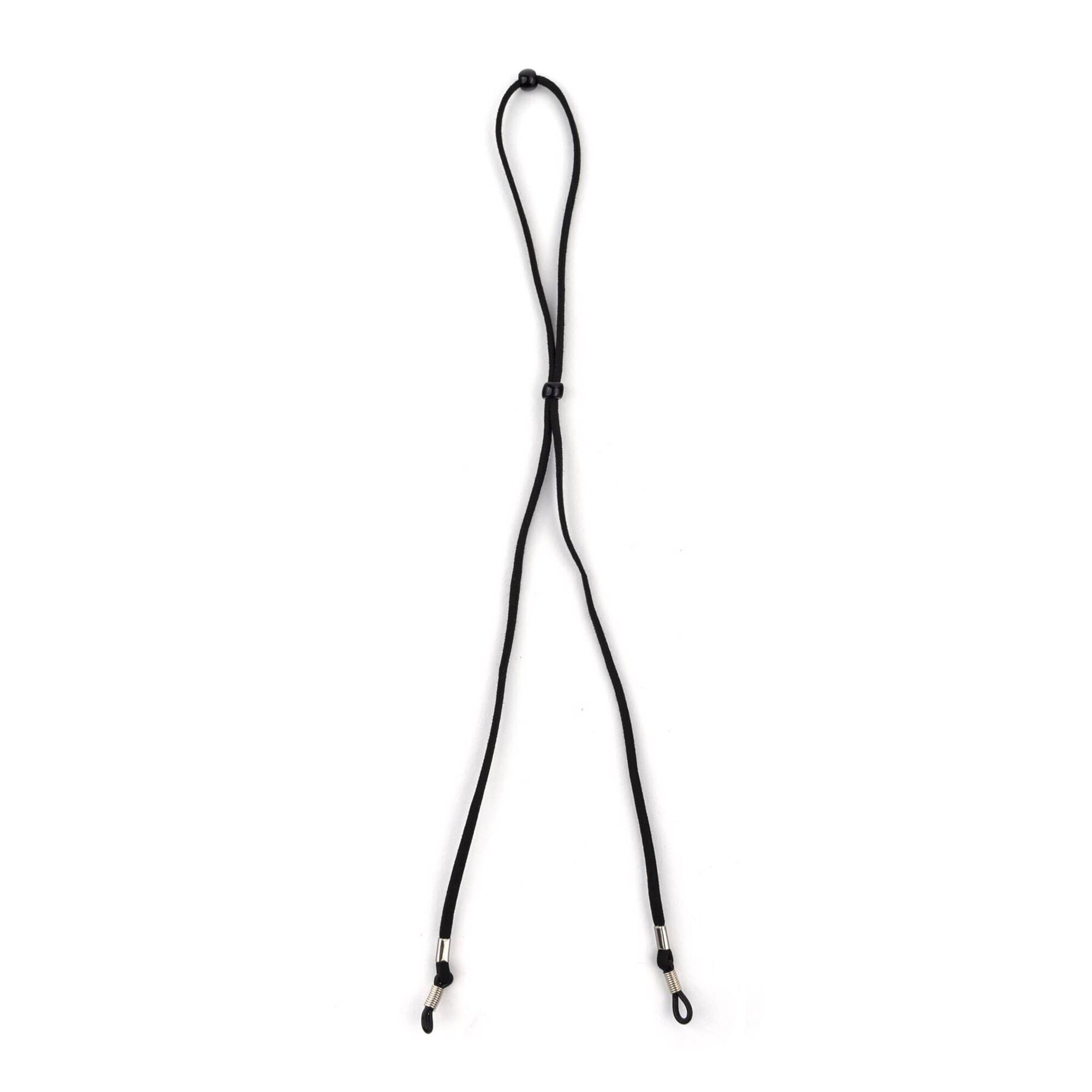 Cordão Óculos Pele Preto