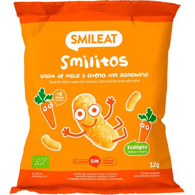 Pack Smilitos Snack Milho Aveia e Cenoura