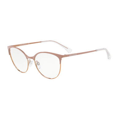Armação Óculos Armani Rosa Ouro 1087 Wells