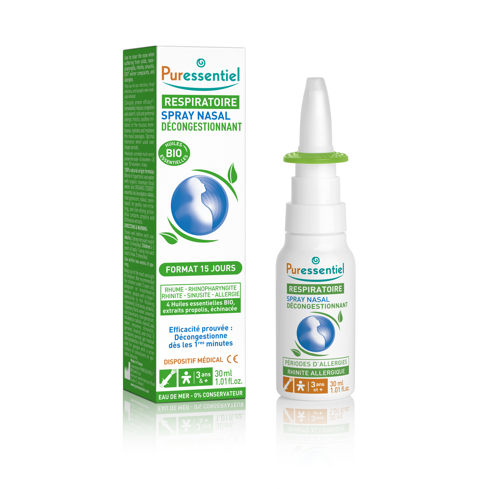 Spray Nasal Décongestionnant Bio