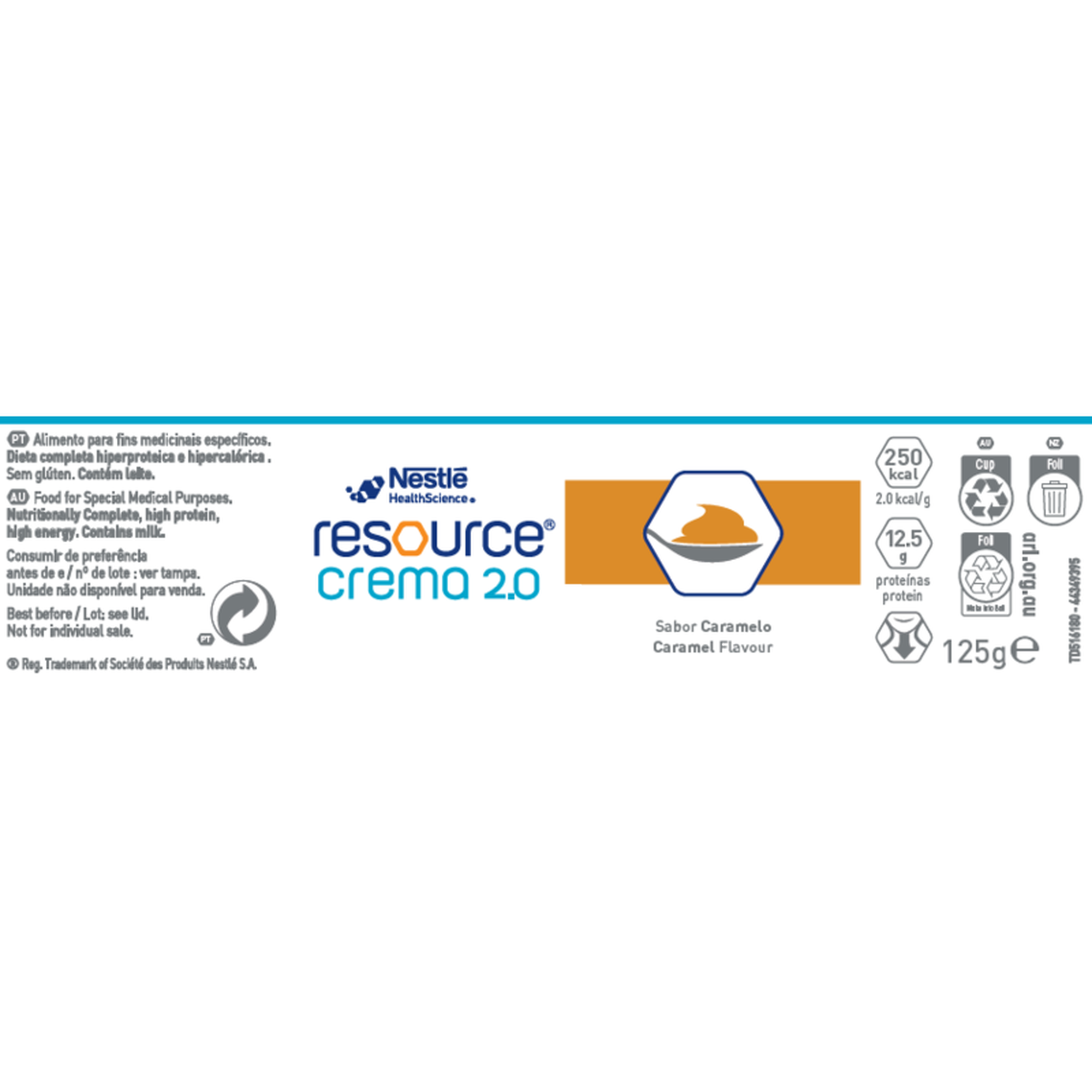 Crema 2.0 Sabor Caramelo