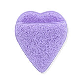 Esponja De Limpeza Facial Coração Lilás Wells Image 1
