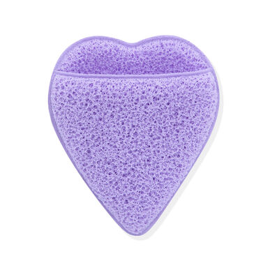 Esponja De Limpeza Facial Coração Lilás Wells Image 1