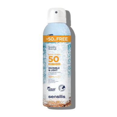 Body Spray Dry Touch Invisible Light  SPF 50 Wells