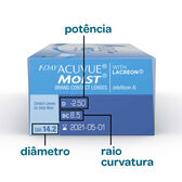 Lentes De Contacto 1 Day Acuvue Moist 90 un Wells Image 2