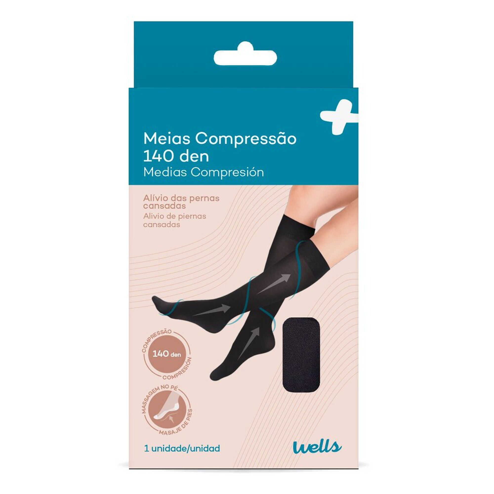 Meias Compressão 140 Den AD