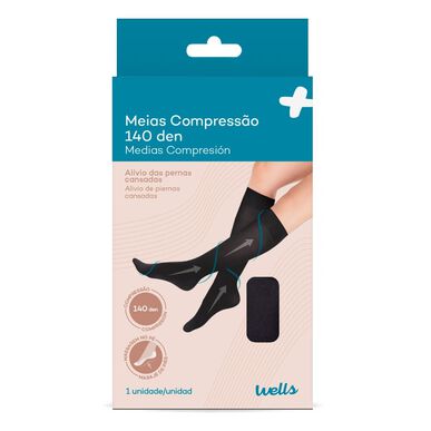 Meias Compressão 140 Den AD Wells
