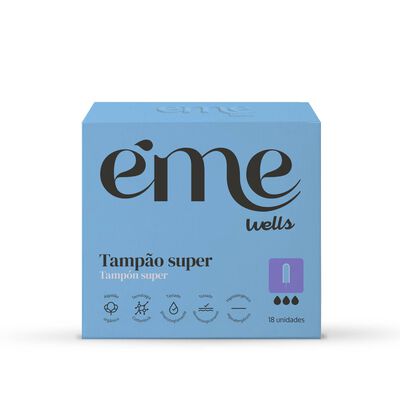 Tampões Menstruais Fluxo Intenso Éme Tampões Menstruais Fluxo Intenso Éme