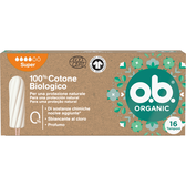 Cotone Biologico Tampons Organic Super Wells