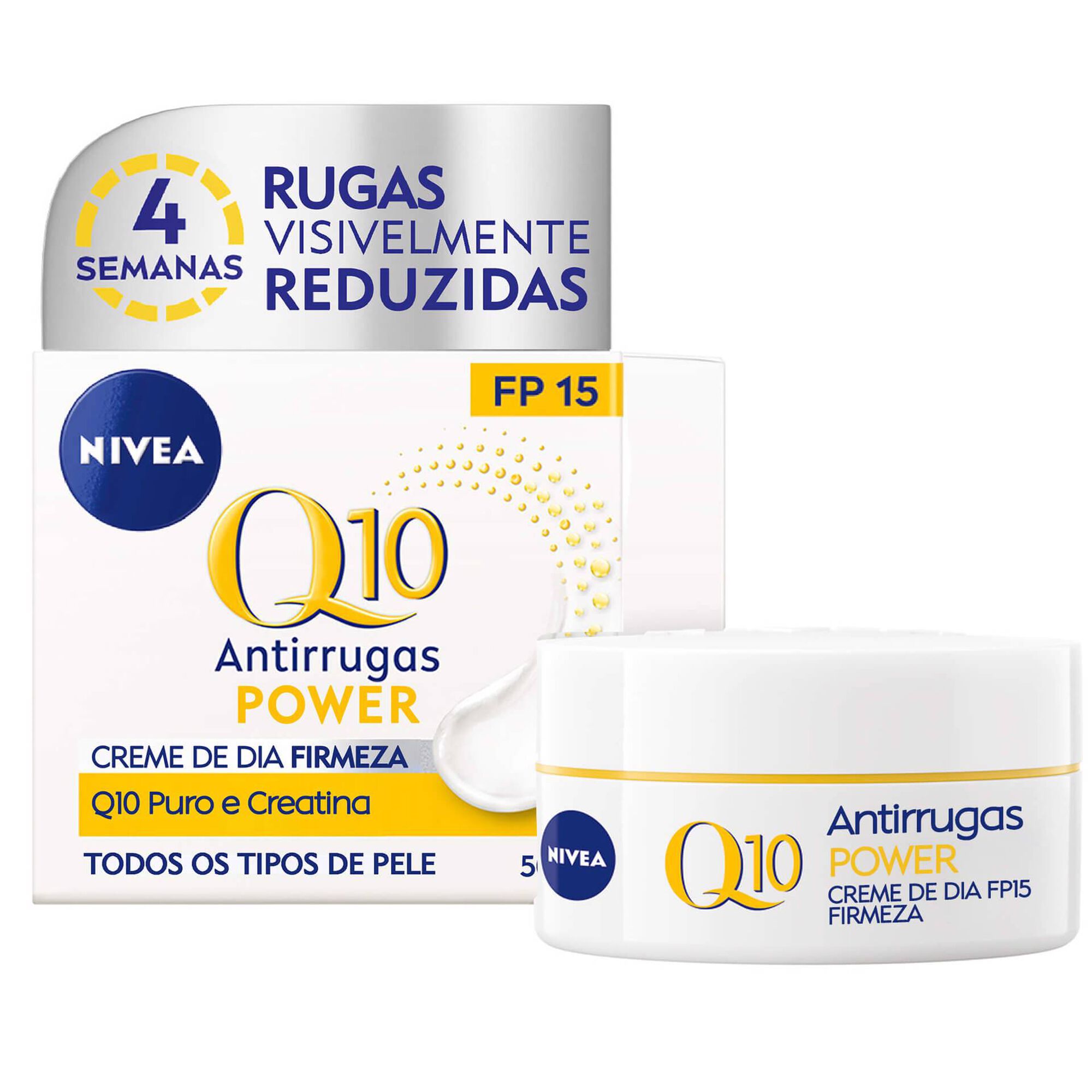 Creme de Rosto Antirrugas Dia FP15 Q10 Power