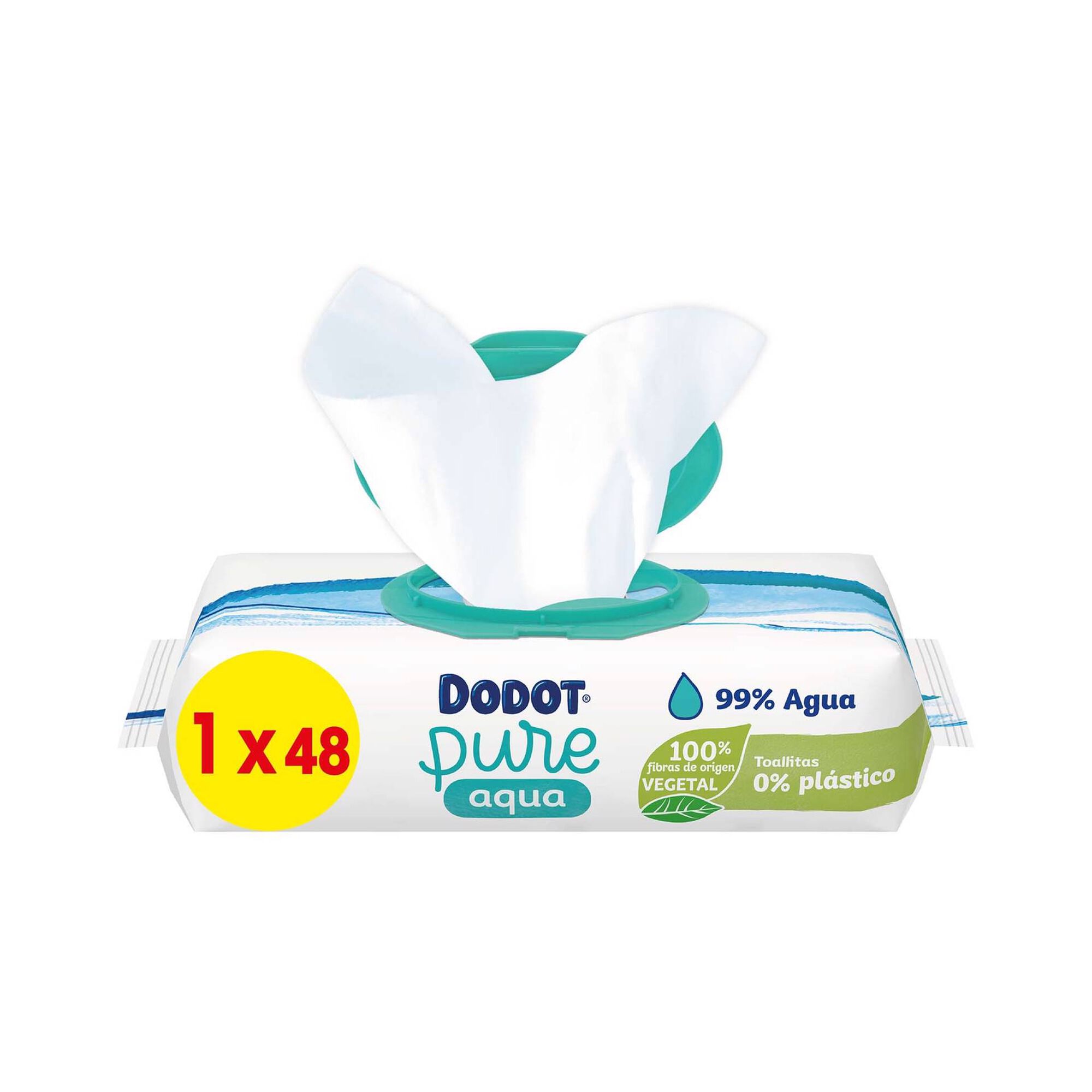 Toalhitas para Bebé Aqua Pure 0% Plástico