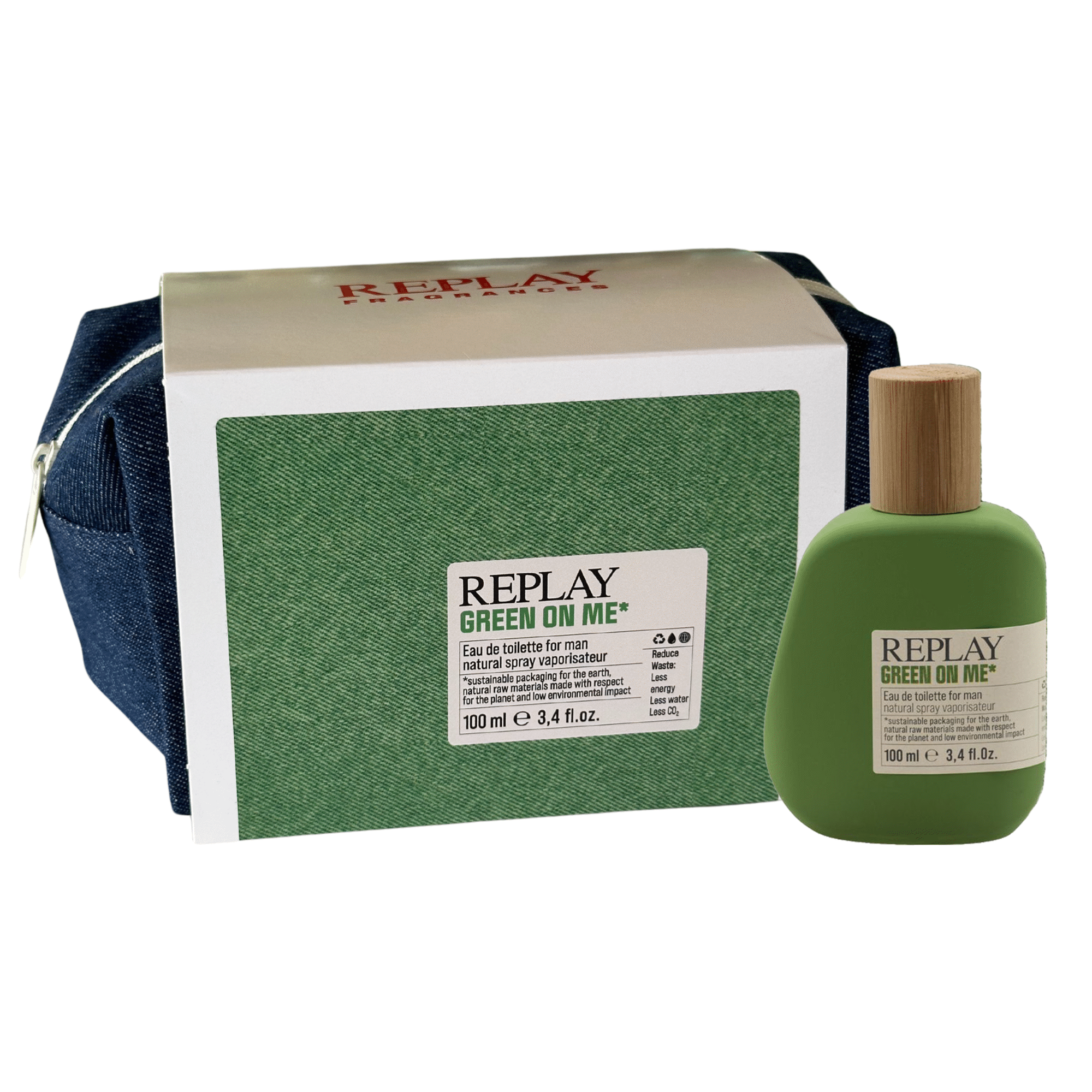 Replay Coffret Green On Me Man EDT