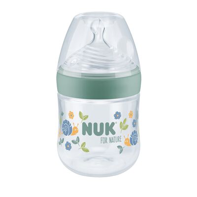 Nuk For Nature Biberão com Tetina Silicone S Verde