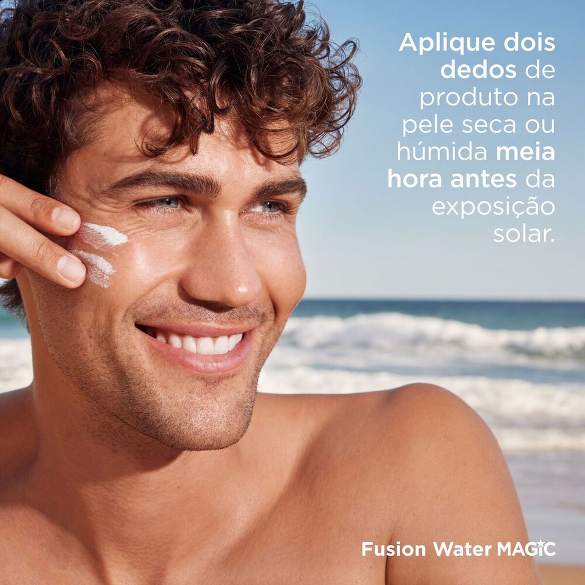 Protetor Solar Rosto Fusion Water Magic SPF50