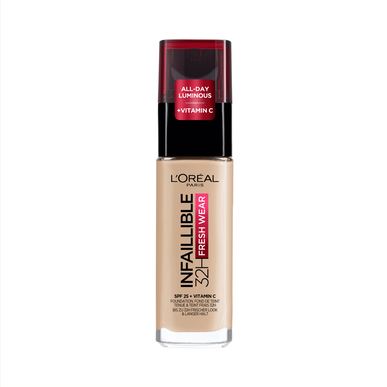 Base Líquida Infaillible Fresh Wear 24h 130 True Beige 30 ml Wells Image 1