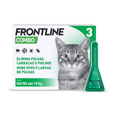 Pipetas Frontline Combo Gato até 10 Kg Wells
