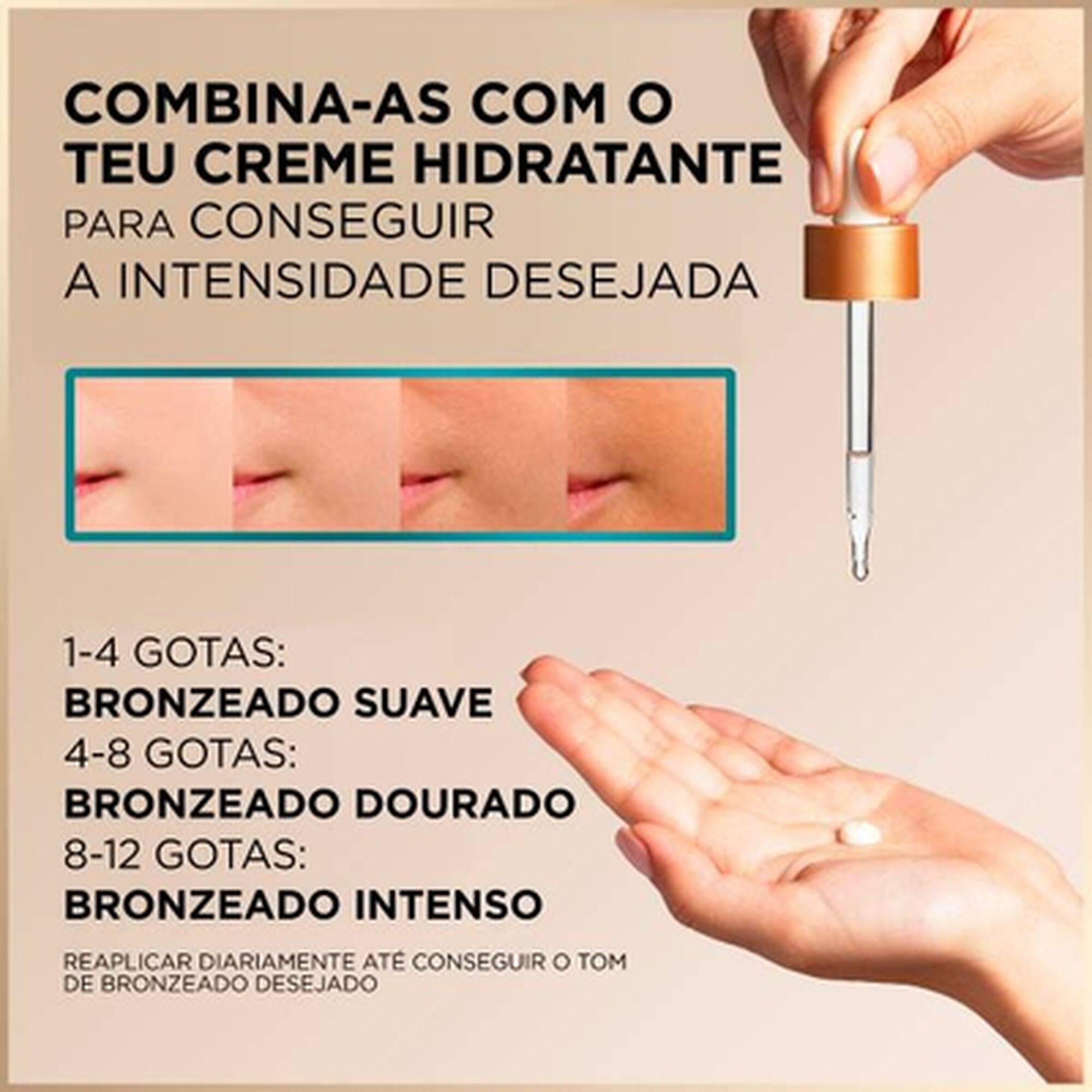 Gotas Autobronzeadoras Rosto Natural Bronzer