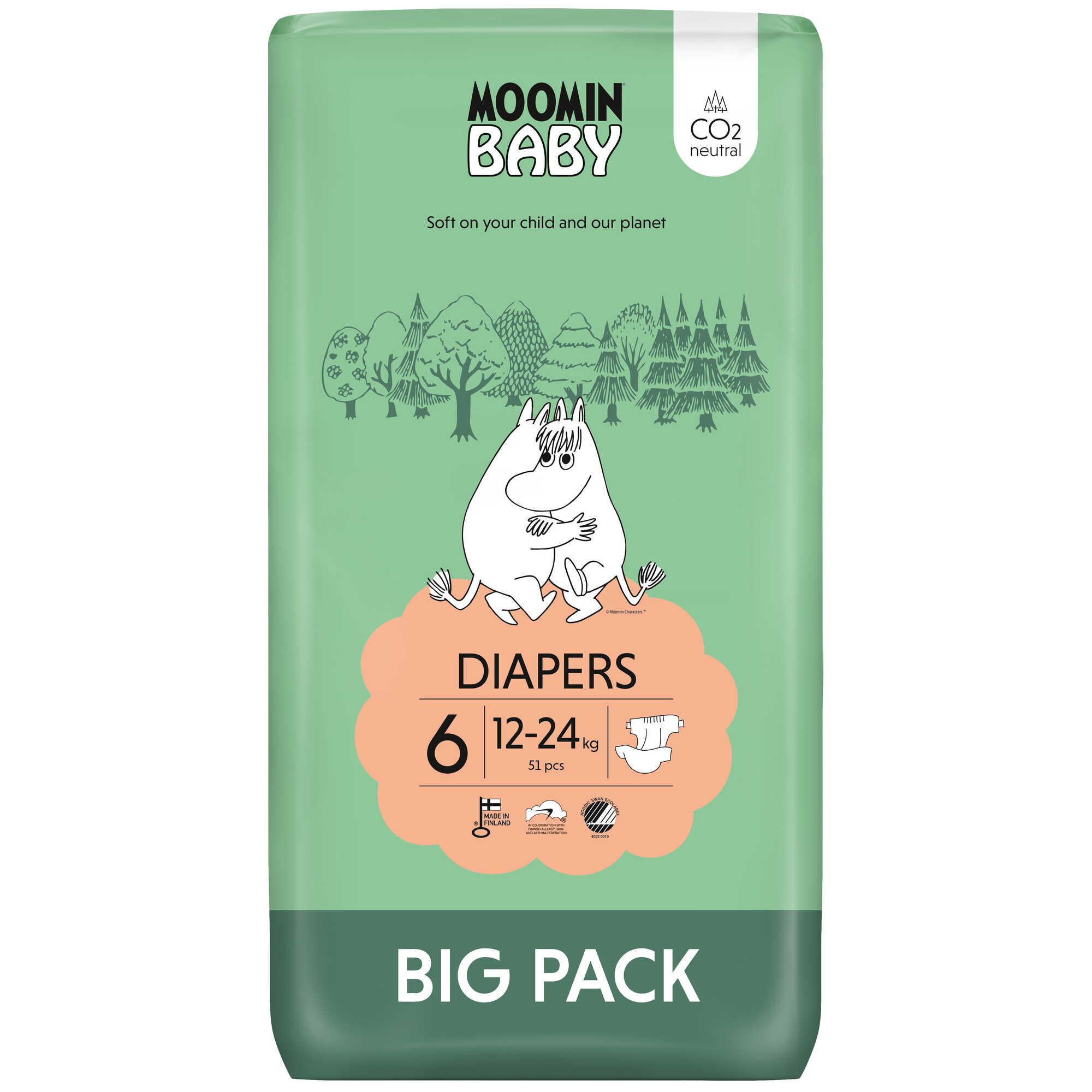 Fraldas de Bebé 12-24kg T6