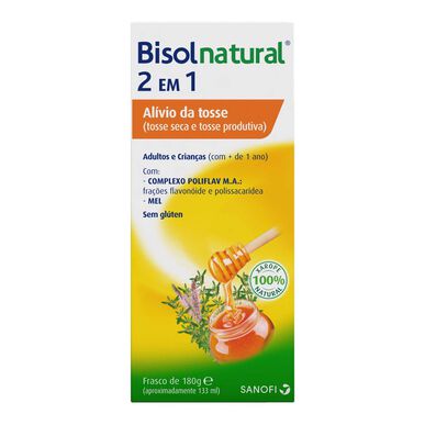 Bisolnatural Xarope 2 em 1 Alivio Tosse Wells