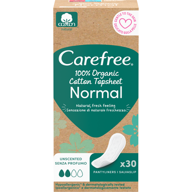 Organic Cotton Topsheet Normal Salvaslips Wells