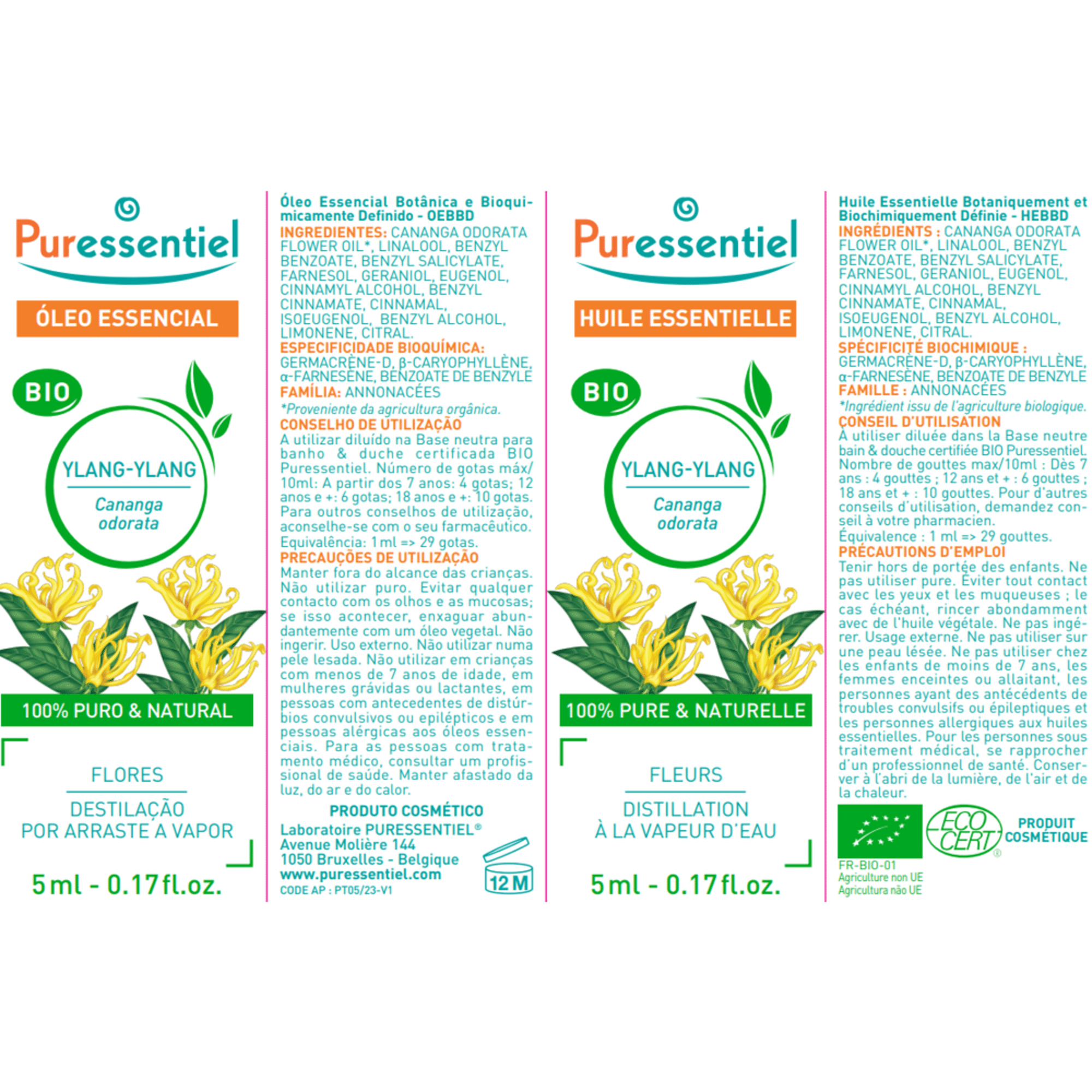 Huiles Essentielles Ylang-Ylang Bio