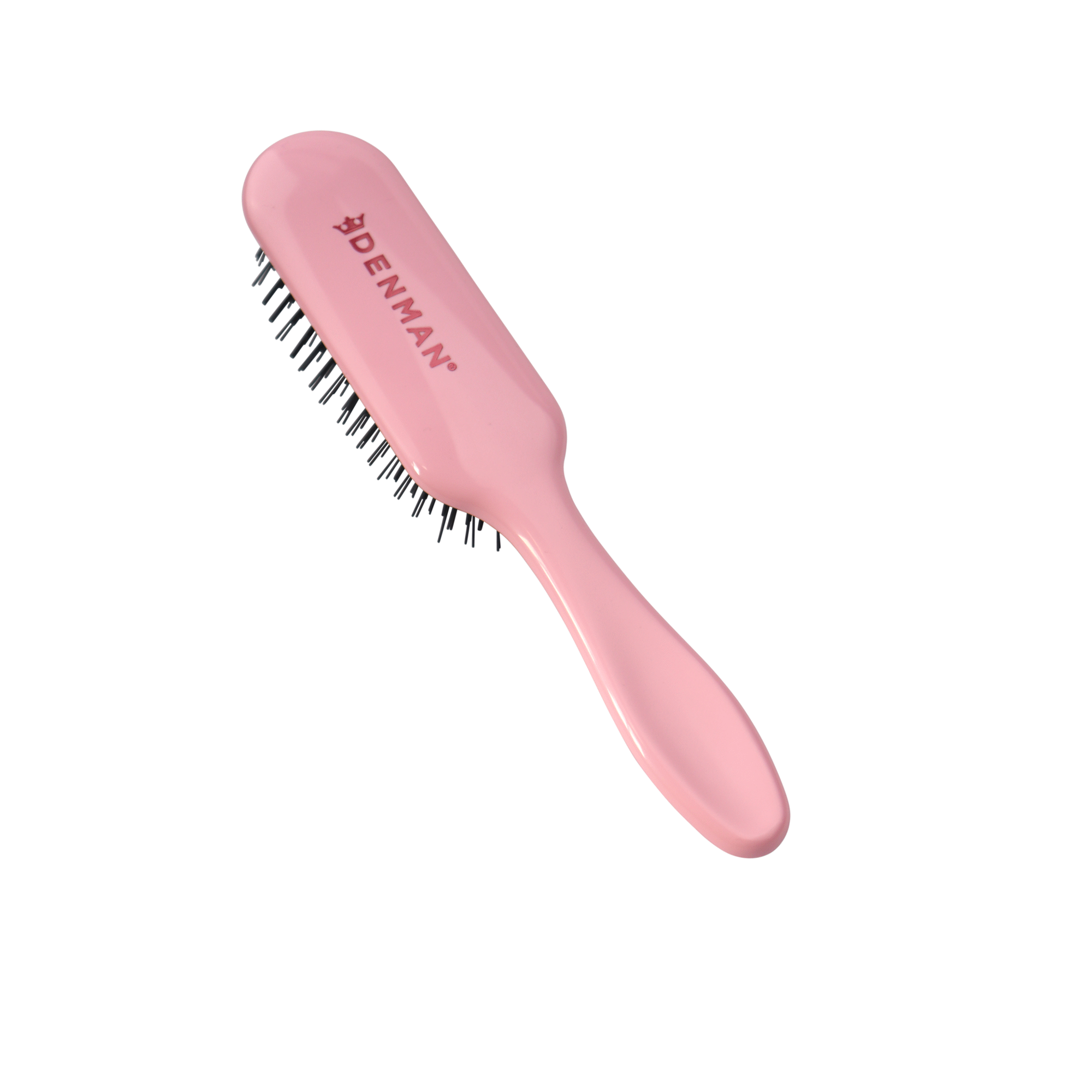 Escova de Cabelo Mini Rosa Elétrico