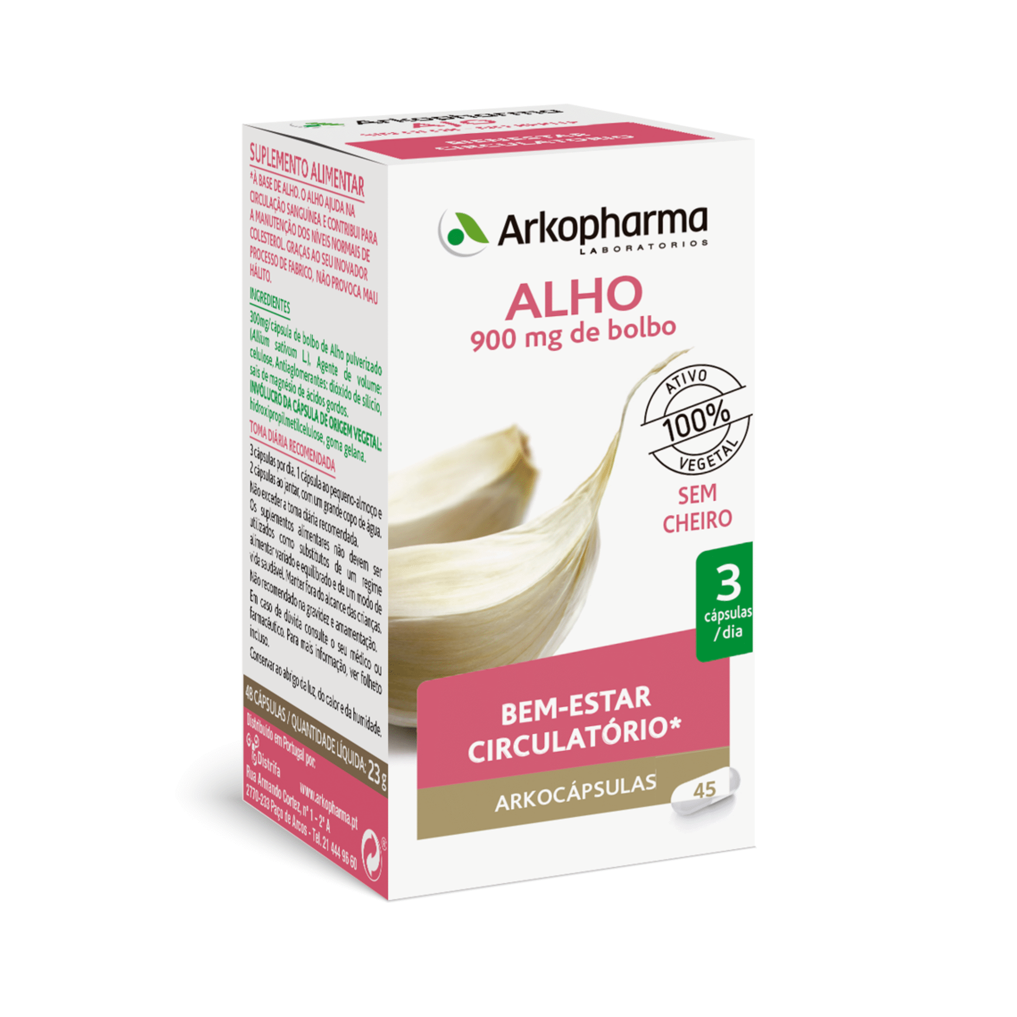 Suplemento Bem-Estar Circulatório Alho