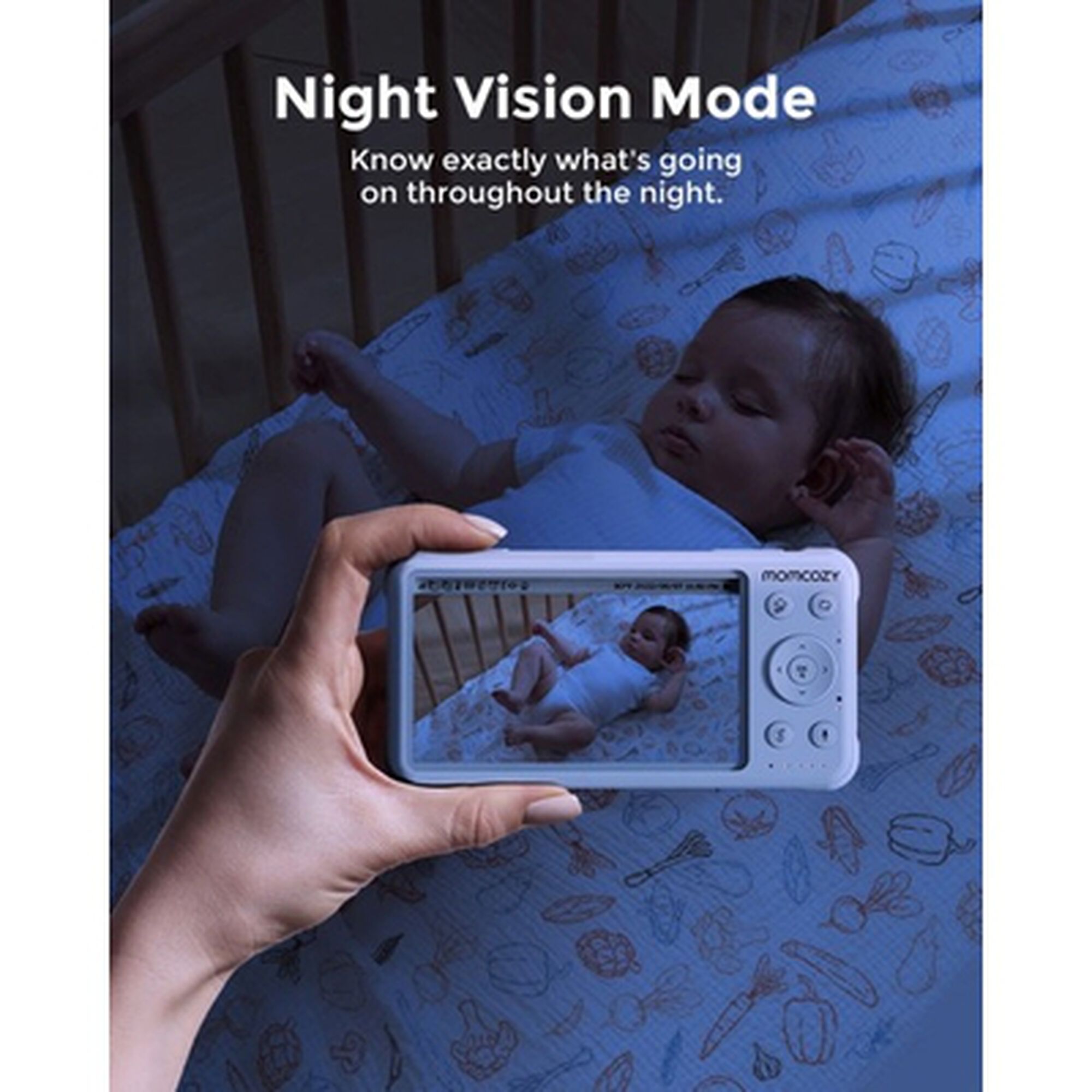 BM01 5 LCD Screen Video Baby Monitor