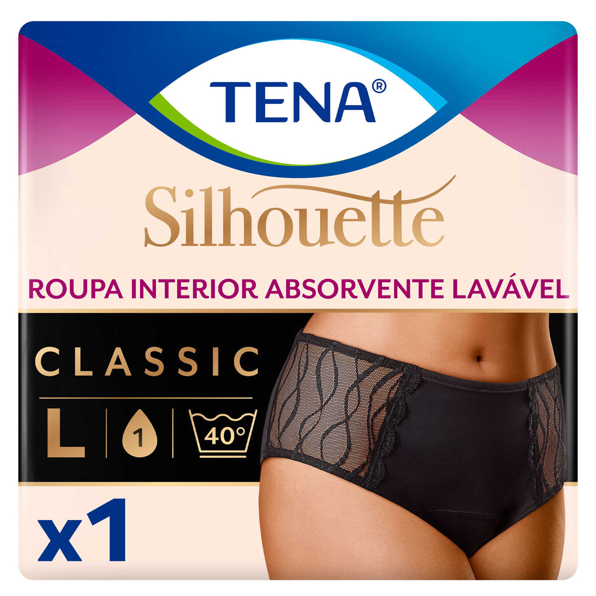 Cueca Lavável para Incontinência Silhouette L