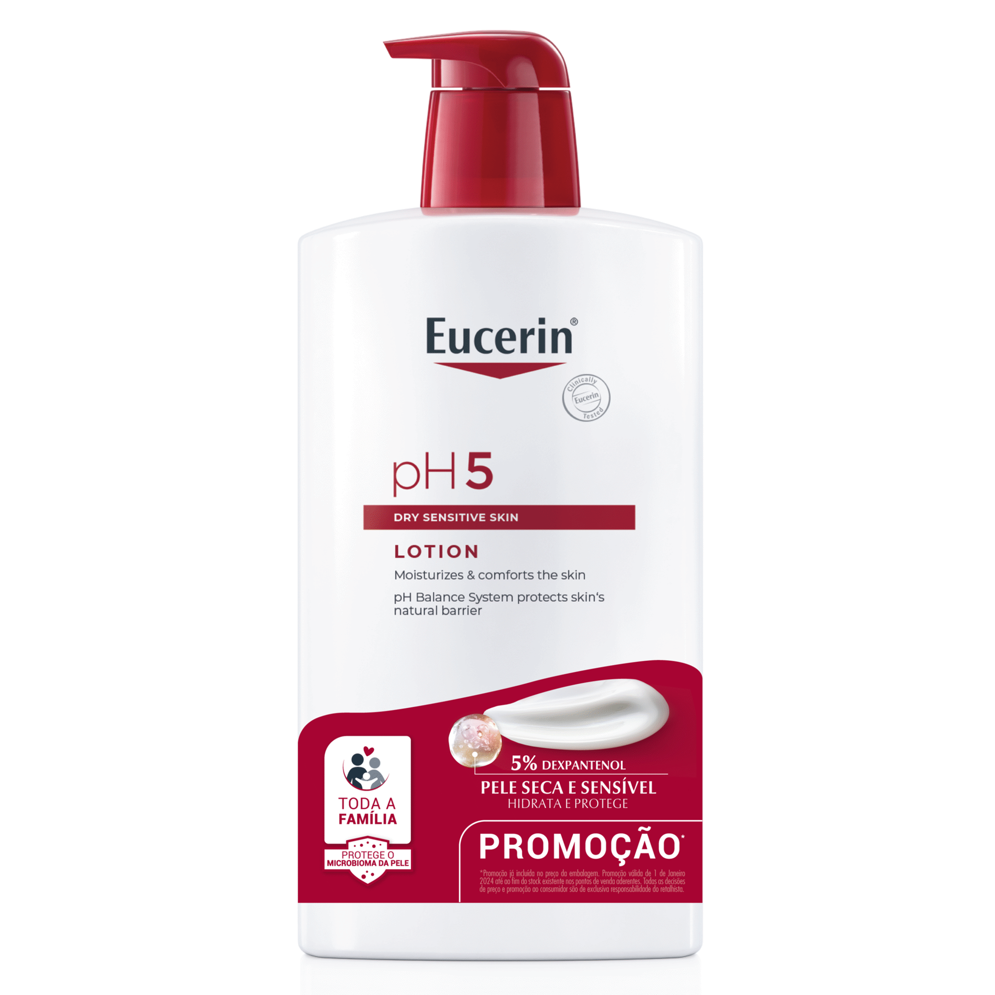 Loção Hidratante Pele Seca e Sensível pH5