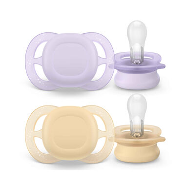 Pack Chuchas Ultra Start Noite 0-2M Liso Menina Wells Image 1