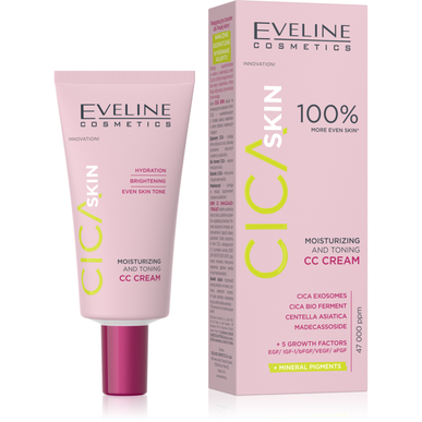 Moisturizing Toning CC Cream Cica Skin Wells
