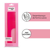 Pente de Cabelo Escarpidor Rosa Wells Image 1