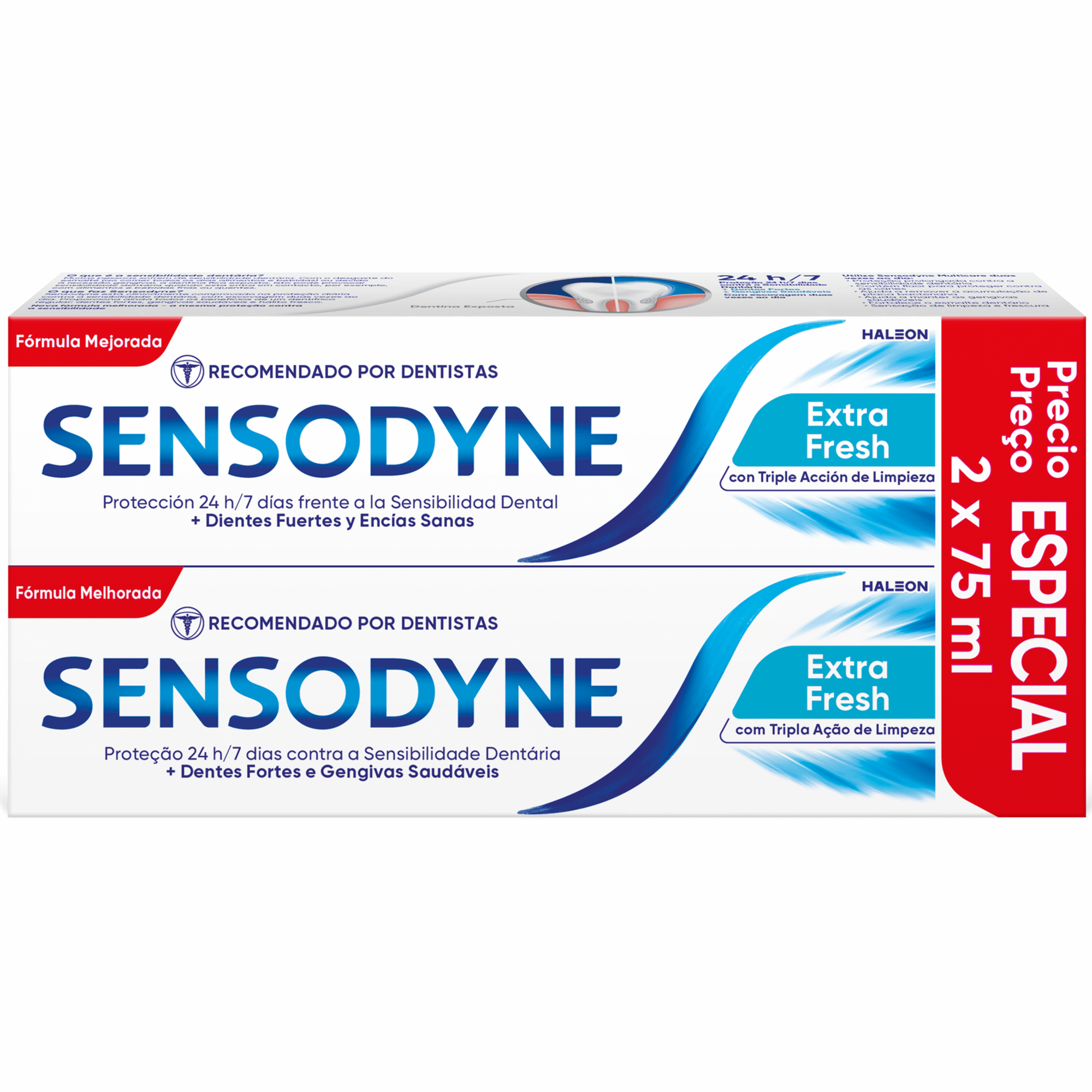 Pack Pasta Dentífrica Extra Fresh