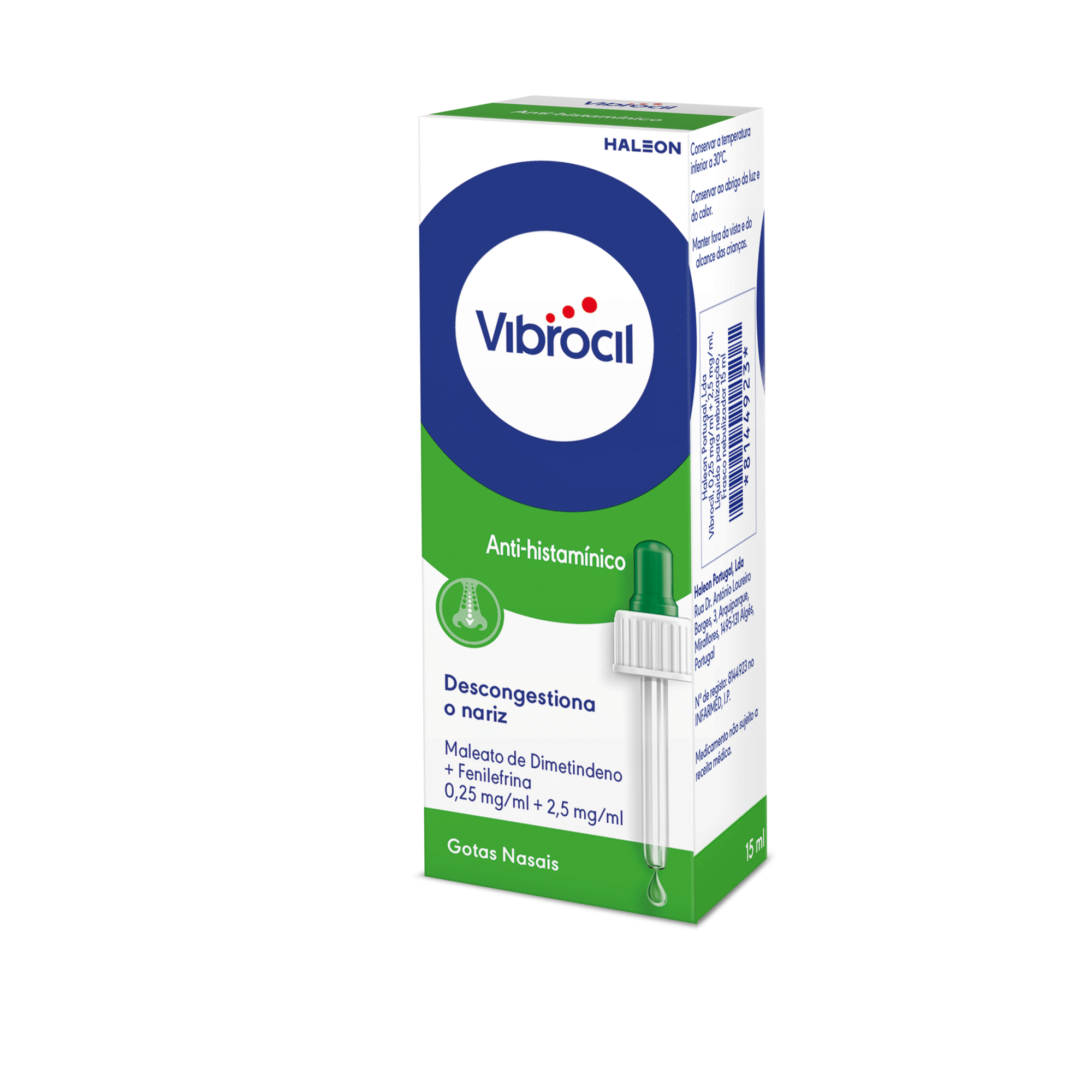 Vibrocil Gotas Nasais Gripes e Constipações