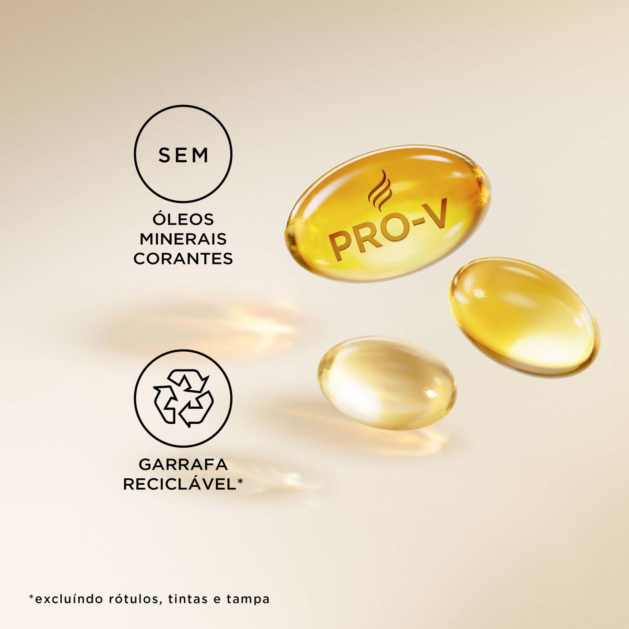 Óleo Cabelo Pro-V Repara e Protege