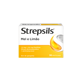 Strepsils Mel e Limão Dor de Garganta Wells